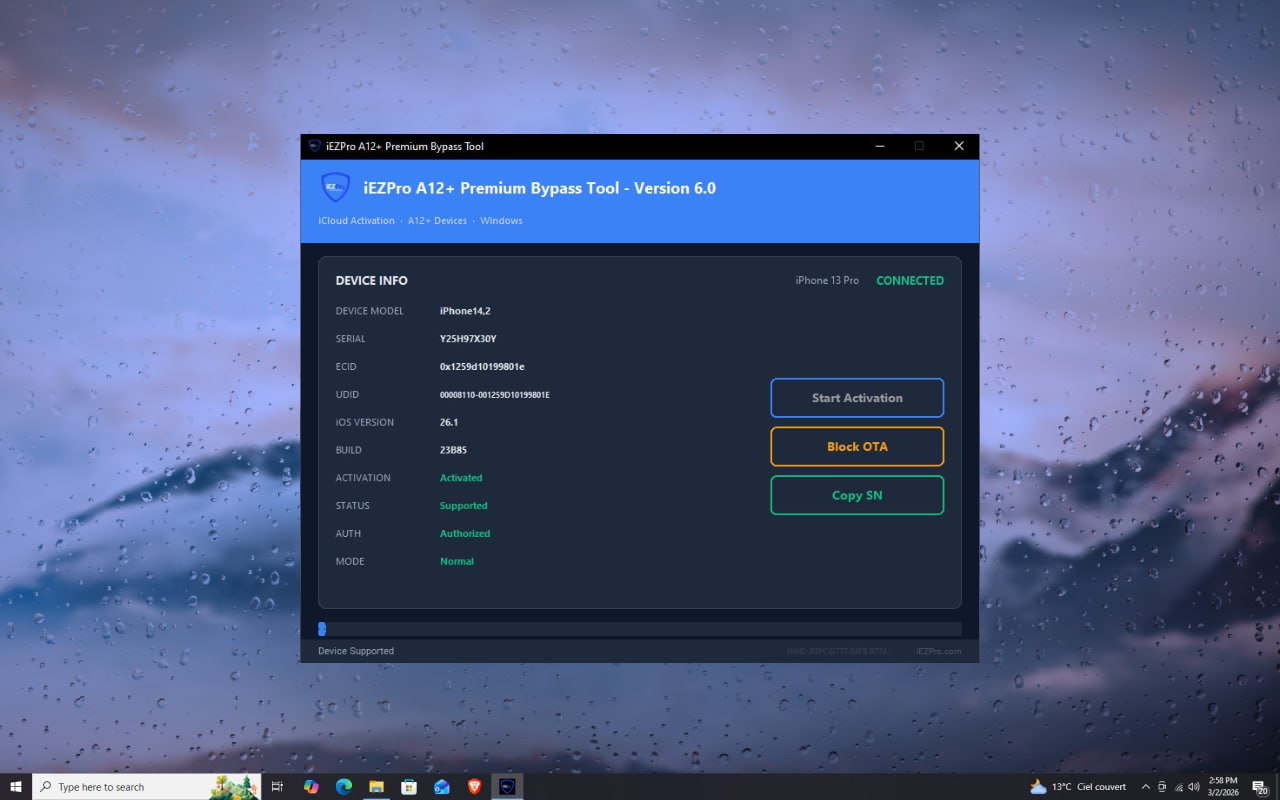 iEZPro A12+ Windows Tool